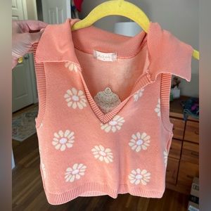 Altar’d State sleeveless collared shirt. Size medium